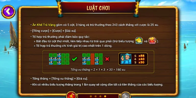 Luật chơi Ăn Khế Trả Vàng Go88 mới nhất 