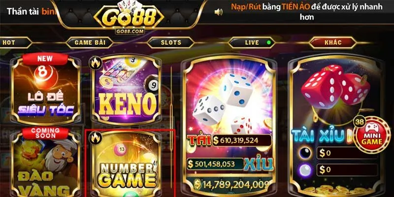 Number Game Go88 Giải Trí Cá Cược Đẳng Cấp Nhất 2024