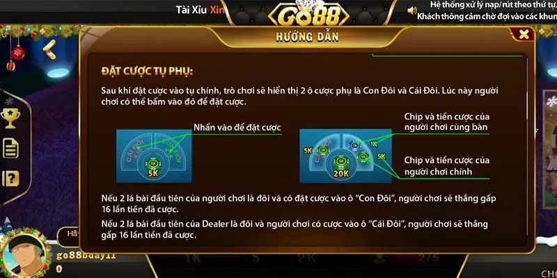 Cách tính điểm trong xì dách Go88 